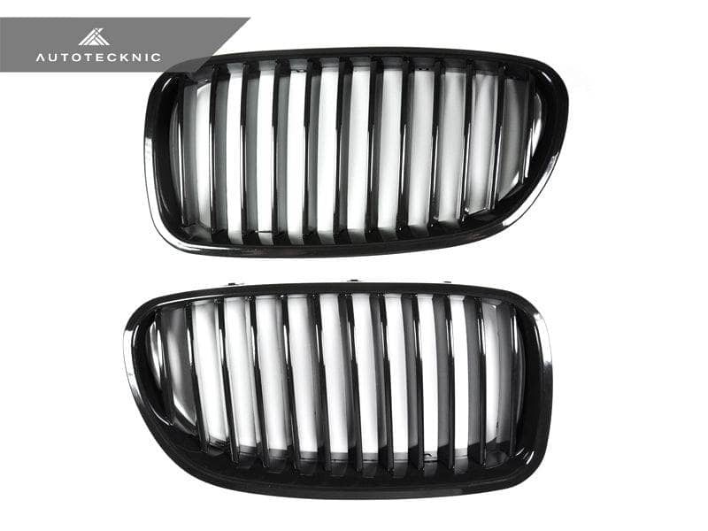 AutoTecknic Glazing Black Front Grille Set - BMW F10 Sedan | F11 Wagon | 5-Series