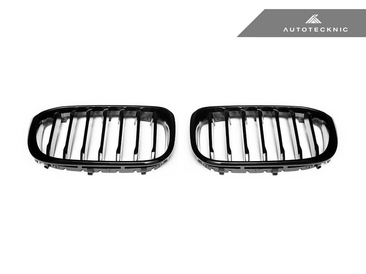 AutoTecknic Glazing Black Front Grille Set - BMW G01 X3 | G02 X4 Pre-LCI