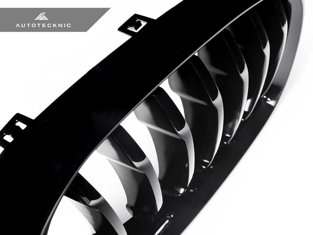 AutoTecknic Glazing Black Front Grille Set - BMW G01 X3 | G02 X4 Pre-LCI