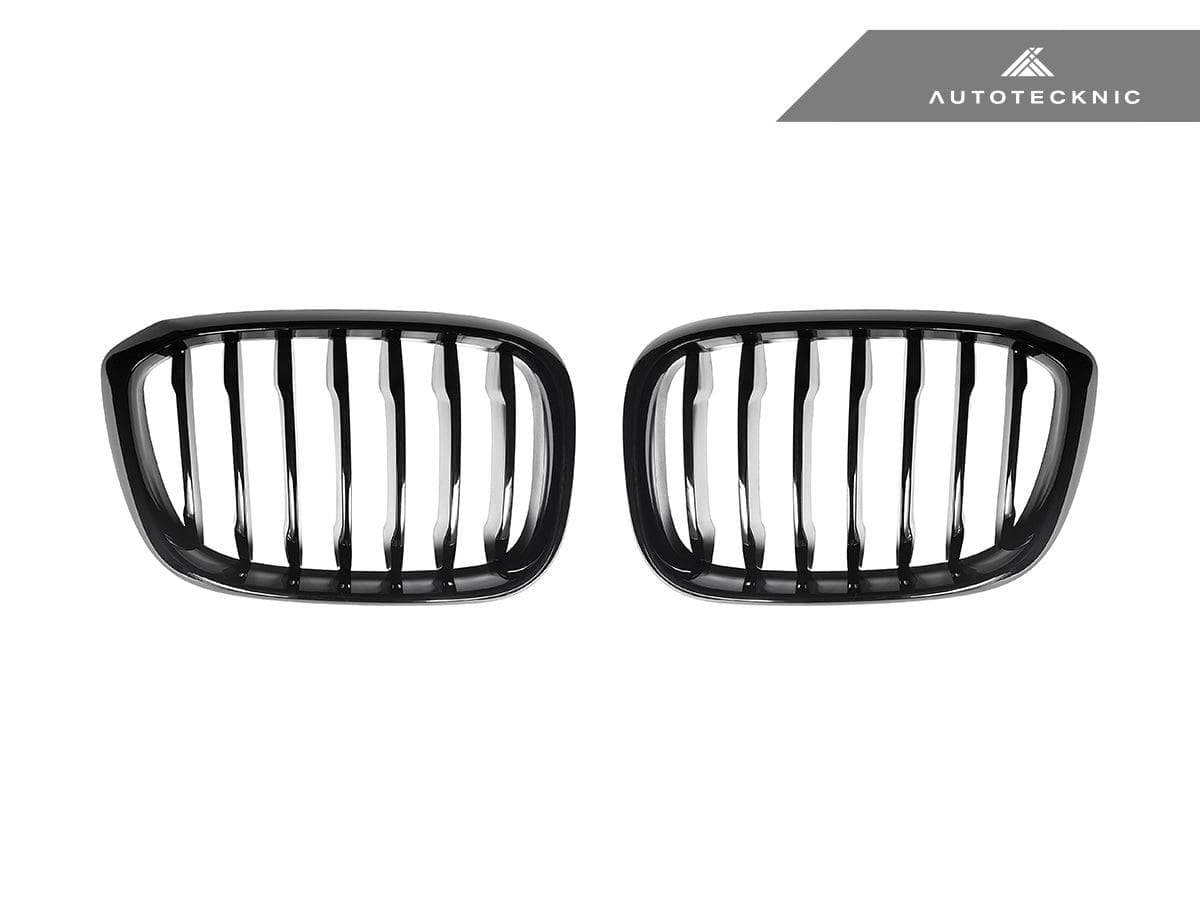 AutoTecknic Glazing Black Front Grille Set - BMW G01 X3 | G02 X4 Pre-LCI