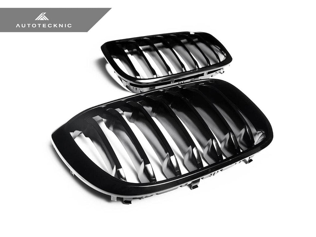 AutoTecknic Glazing Black Front Grille Set - BMW G01 X3 | G02 X4 Pre-LCI