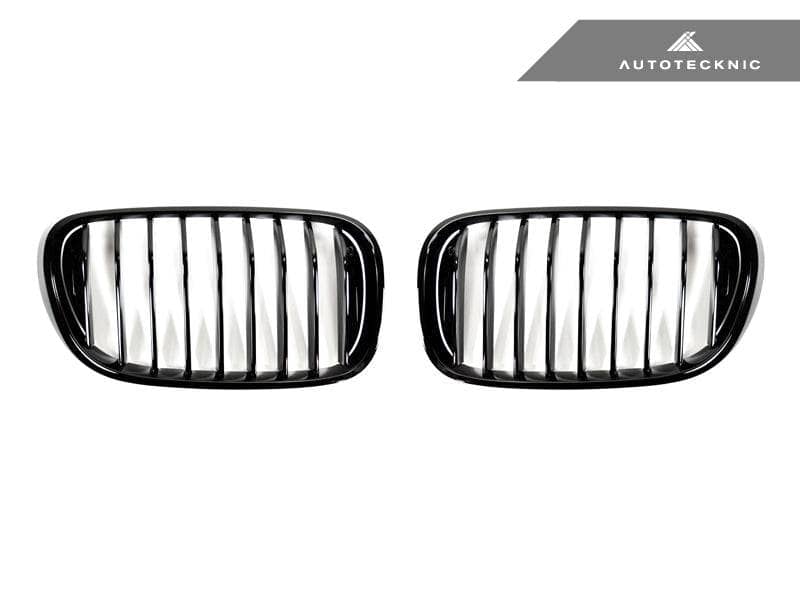 AutoTecknic Glazing Black Front Grille Set - BMW G11/ G12 7-Series Pre-LCI (16-19)