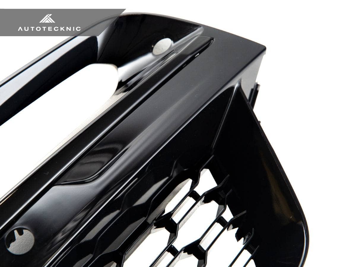 AutoTecknic Gloss Black Lower Grille Trim Set - BMW G01 X3 | G02 X4 M40I Pre-LCI