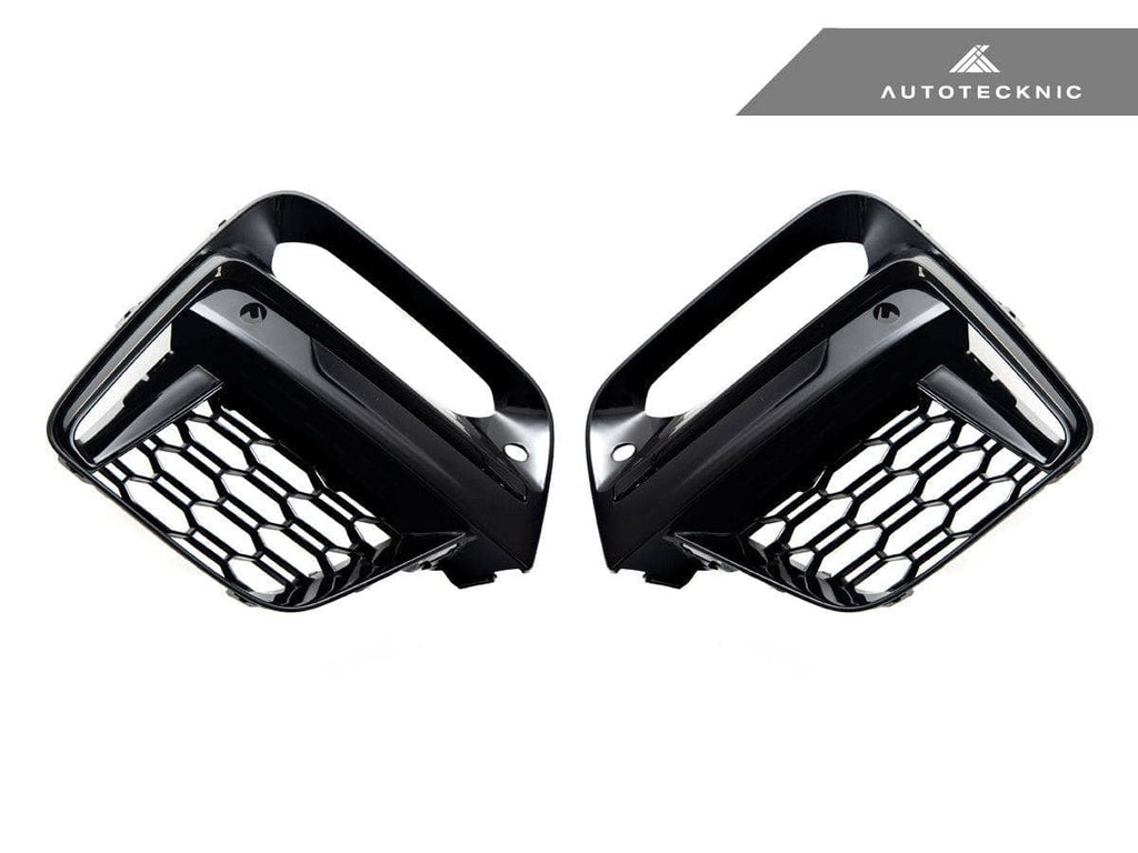 AutoTecknic Gloss Black Lower Grille Trim Set - BMW G01 X3 | G02 X4 M40I Pre-LCI