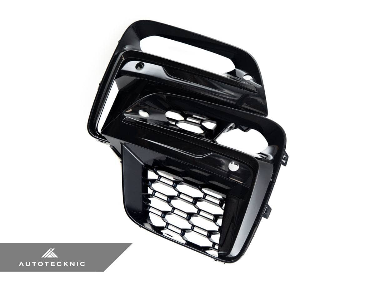 AutoTecknic Gloss Black Lower Grille Trim Set - BMW G01 X3 | G02 X4 M40I Pre-LCI