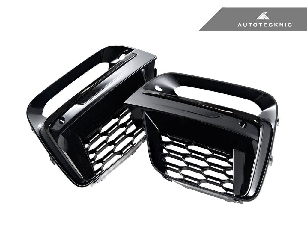 AutoTecknic Gloss Black Lower Grille Trim Set - BMW G01 X3 | G02 X4 M40I Pre-LCI
