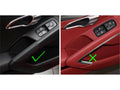 AutoTecknic Interior Door Pull Handle Cover Set - Porsche 981 Boxster / Cayman / 718 Cayman / 991 911