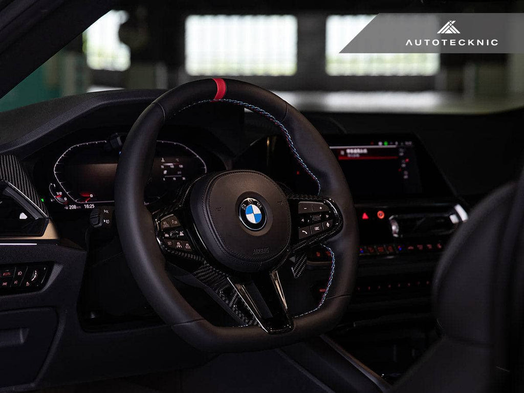 AutoTecknic LCI Carbon Steering Wheel Trim - BMW G20/ G21 3-Series 2025-Up