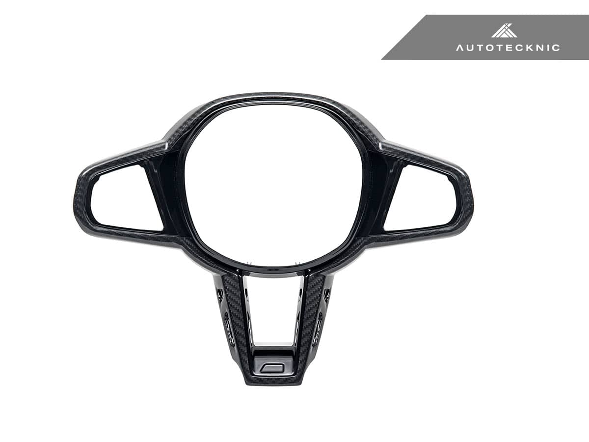 AutoTecknic LCI Carbon Steering Wheel Trim - BMW G42 2-Series 2025-Up