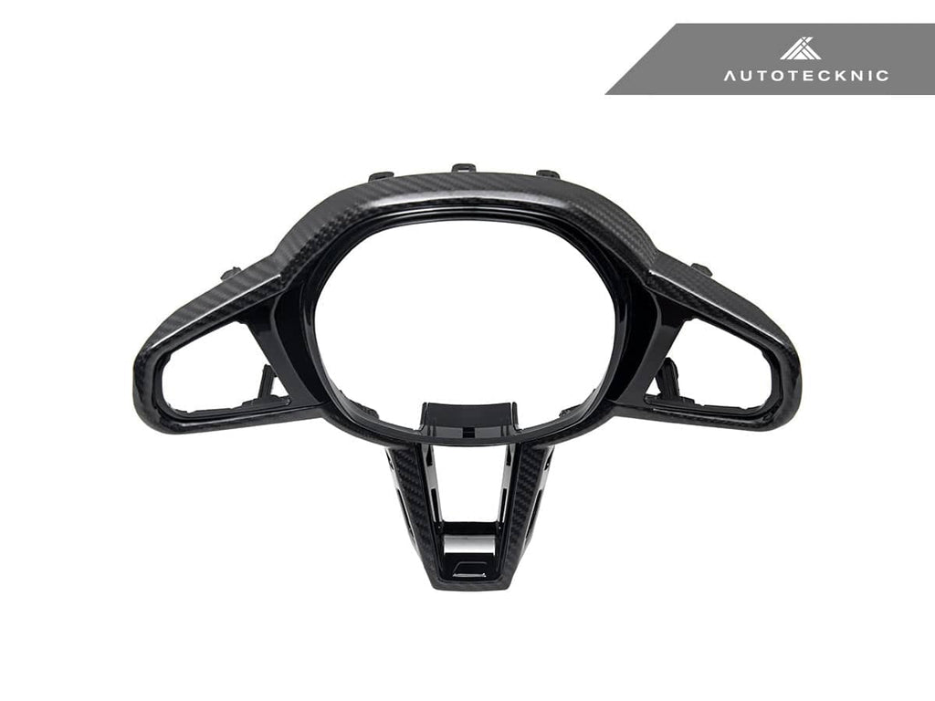 AutoTecknic LCI Carbon Steering Wheel Trim - BMW G42 2-Series 2025-Up