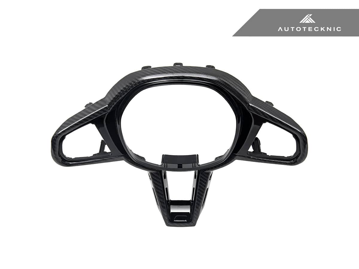AutoTecknic LCI Carbon Steering Wheel Trim - BMW G42 2-Series 2025-Up