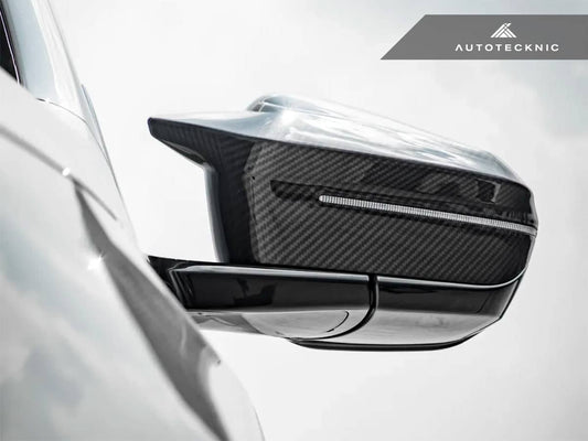 AutoTecknic M-Inspired Dry Carbon Mirror Cap Set - BMW G60 5-Series | G70 7-Series