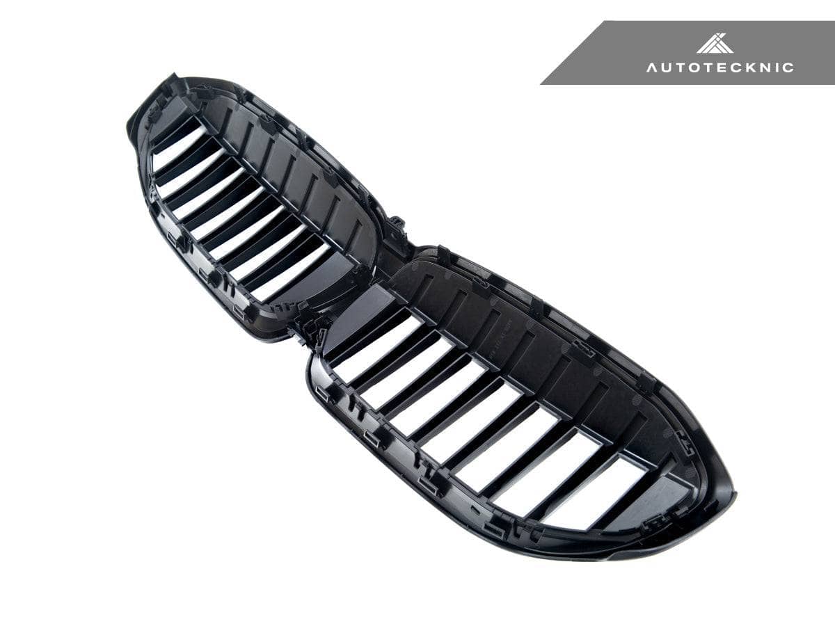 AutoTecknic Gloss Black Front Grille - BMW G20 3-Series Pre-LCI