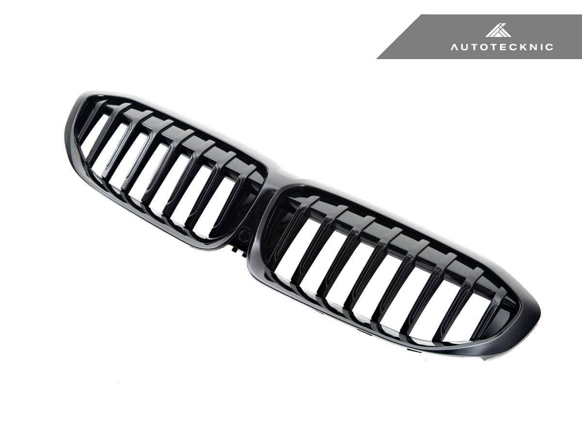 AutoTecknic Gloss Black Front Grille - BMW G20 3-Series Pre-LCI