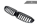 AutoTecknic Gloss Black Front Grille - BMW G20 3-Series Pre-LCI