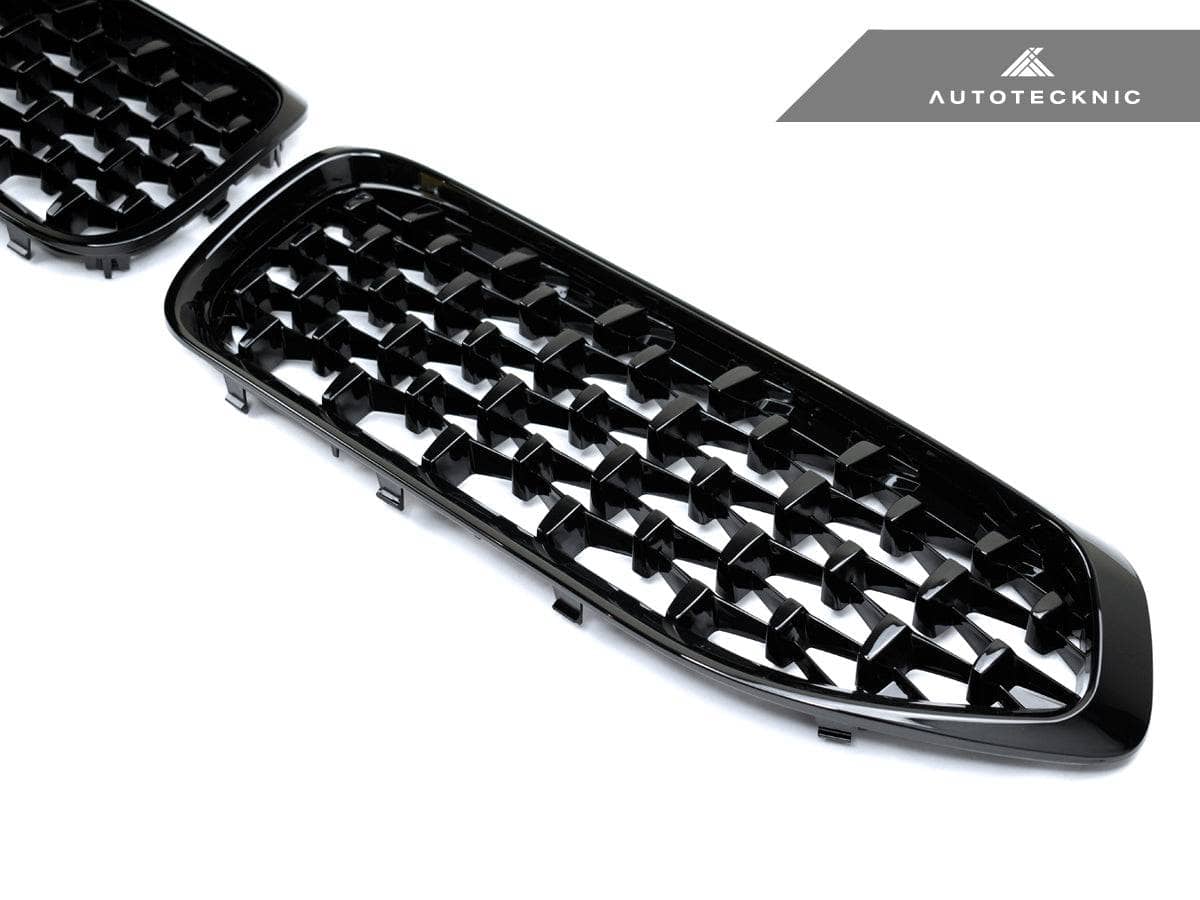 AutoTecknic Painted Glazing Black Front Grille Set - BMW G29 Z4
