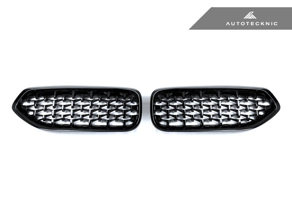 AutoTecknic Painted Glazing Black Front Grille Set - BMW G29 Z4