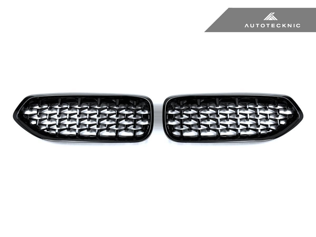 AutoTecknic Painted Glazing Black Front Grille Set - BMW G29 Z4