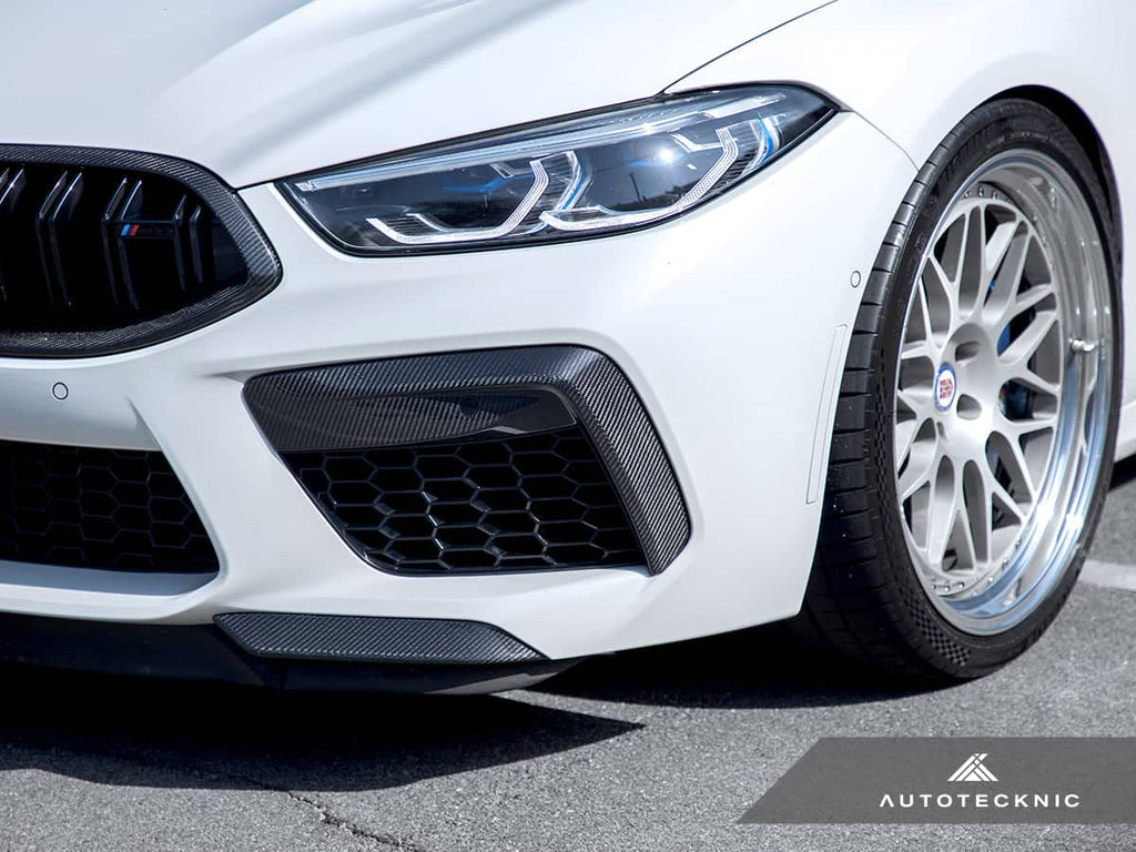 AutoTecknic Performance Dry Carbon Bumper Trim Set - BMW F9X M8