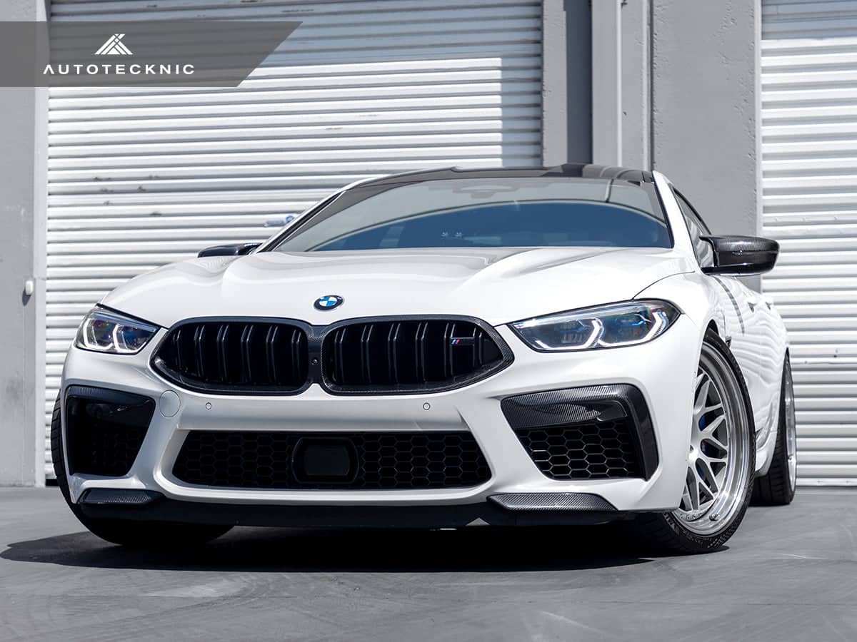 AutoTecknic Performance Dry Carbon Bumper Trim Set - BMW F9X M8
