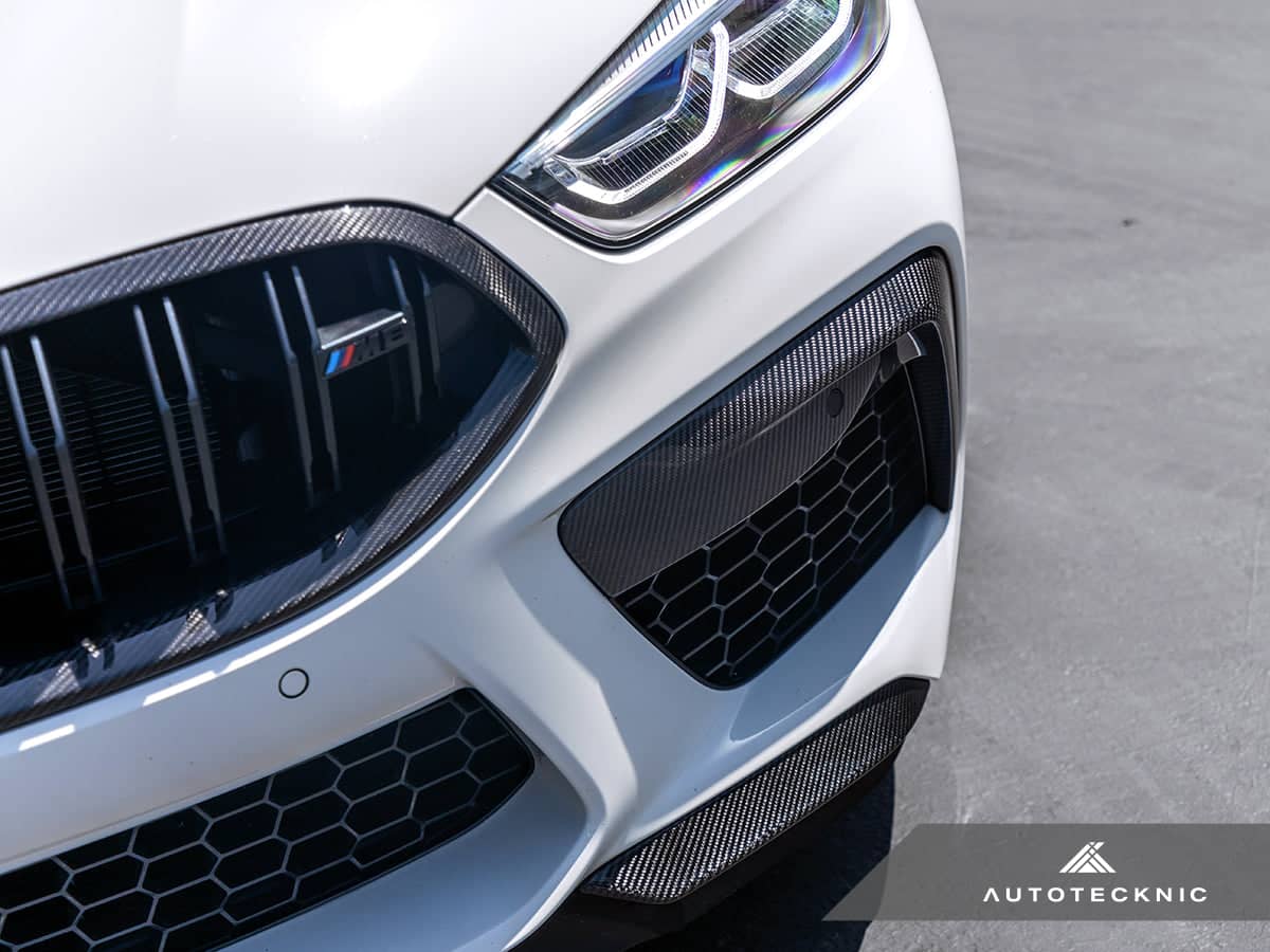 AutoTecknic Performance Dry Carbon Bumper Trim Set - BMW F9X M8