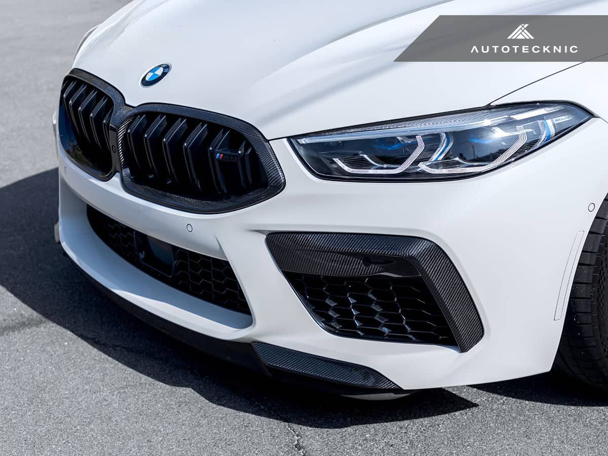 AutoTecknic Performance Dry Carbon Bumper Trim Set - BMW F9X M8