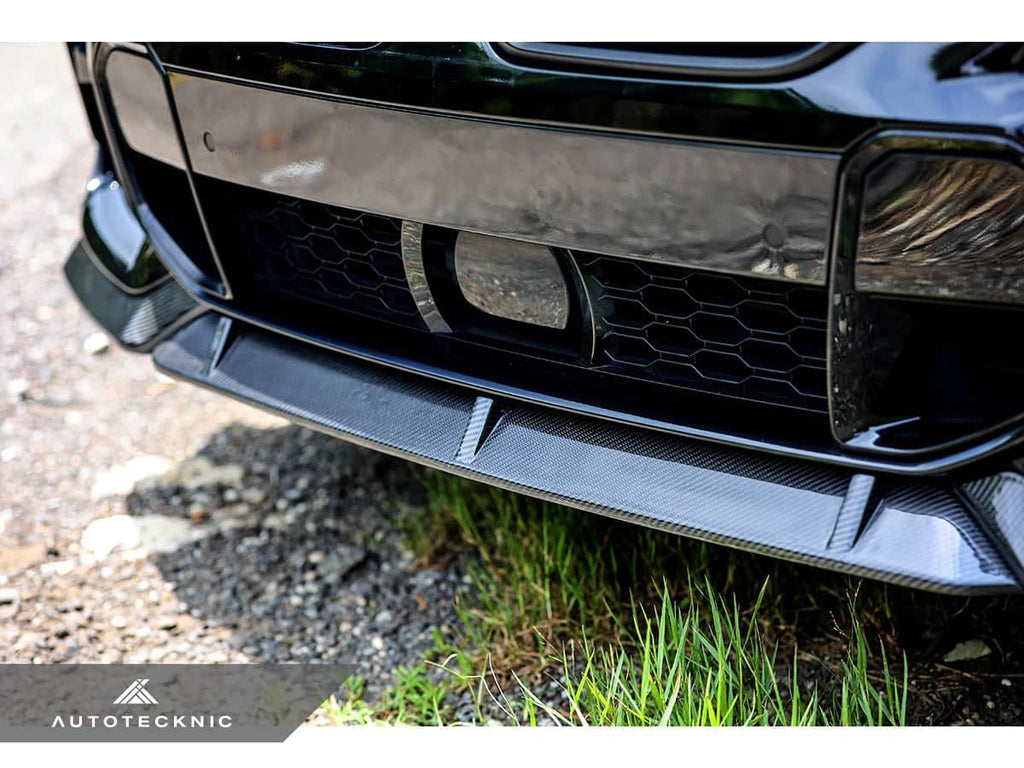 AutoTecknic Performance Dry Carbon Front Lip Set - BMW G06 X6 M-Sport