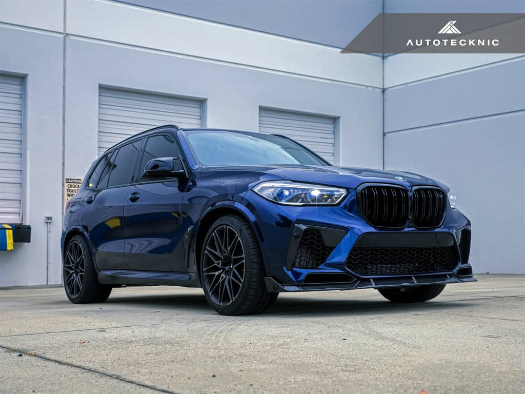 AutoTecknic Performance Dry Carbon Front Lip Set - BMW F95 X5M