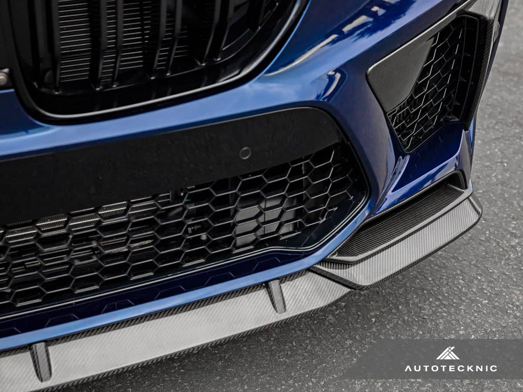 AutoTecknic Performance Dry Carbon Front Lip Set - BMW F95 X5M