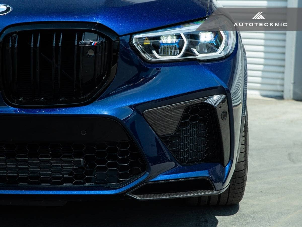 AutoTecknic Performance Dry Carbon Splitter Set - BMW F95 X5M