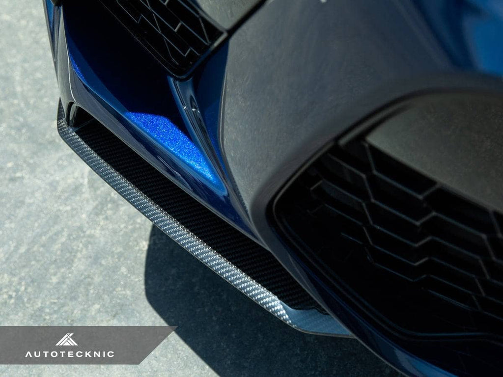 AutoTecknic Performance Dry Carbon Splitter Set - BMW F95 X5M