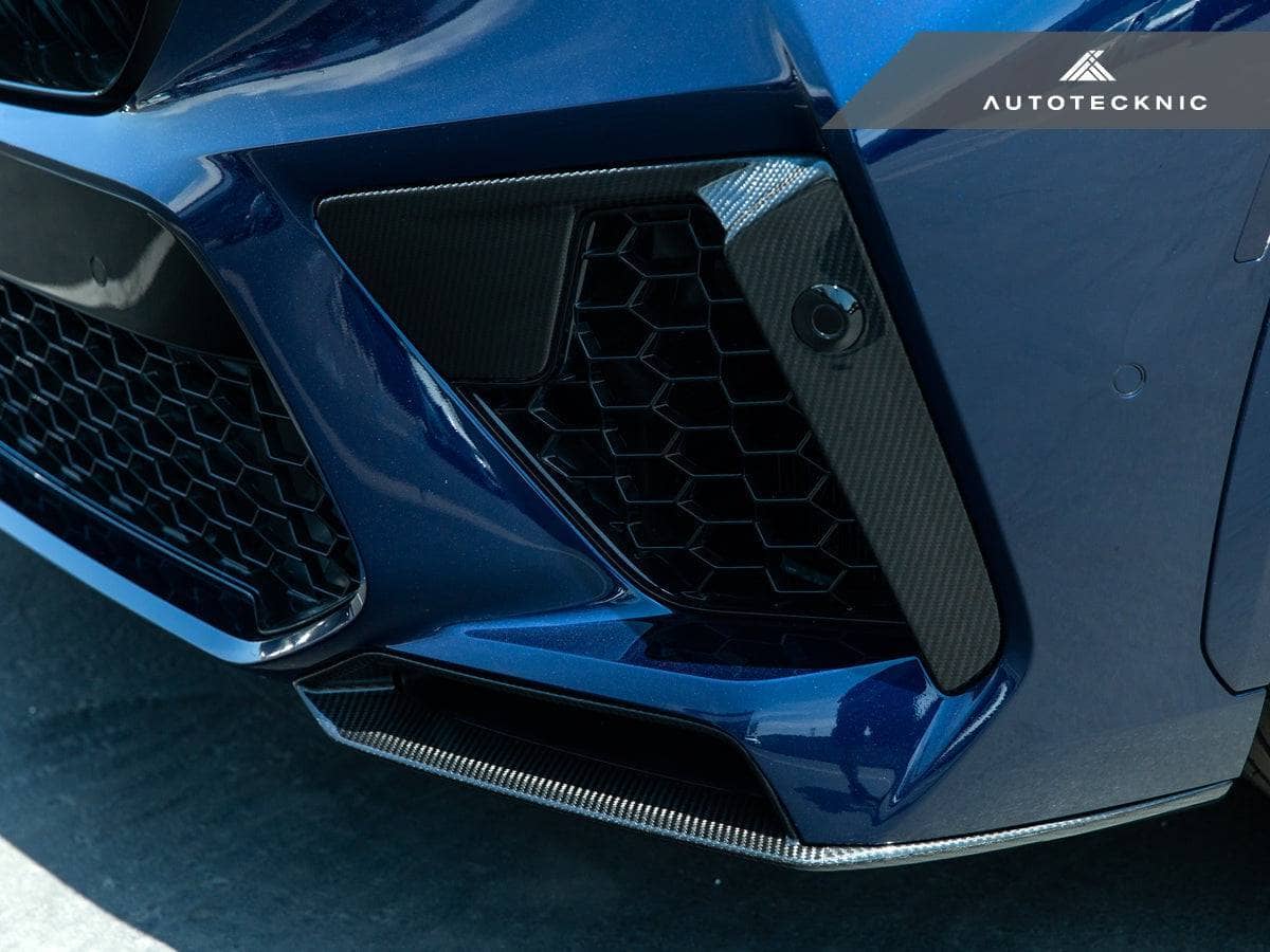 AutoTecknic Performance Dry Carbon Splitter Set - BMW F95 X5M