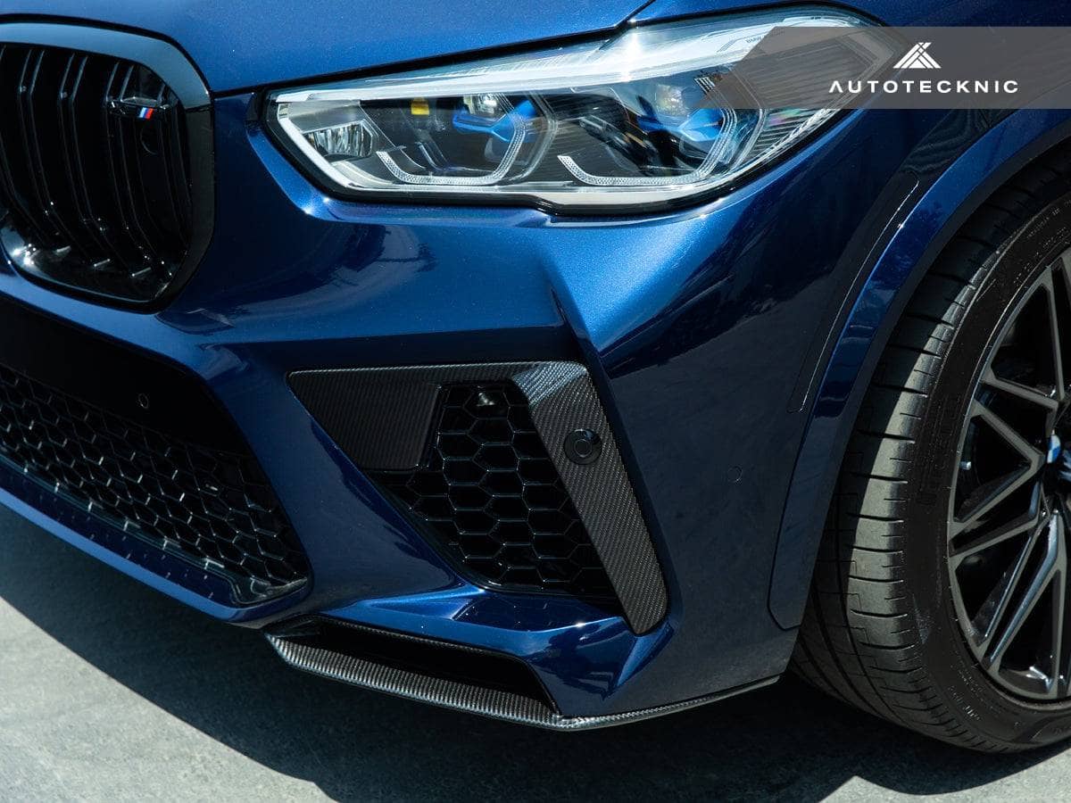 AutoTecknic Performance Dry Carbon Splitter Set - BMW F95 X5M