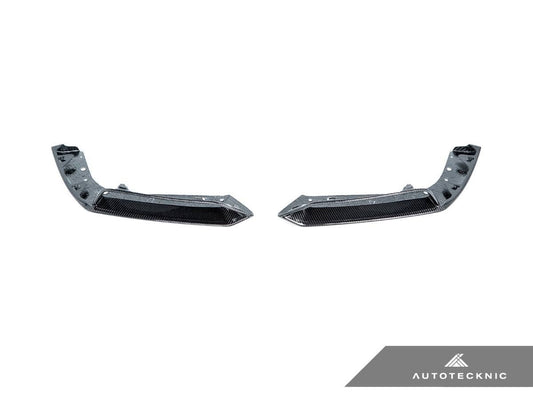 AutoTecknic Performance Dry Carbon Splitter Set - BMW F95 X5M