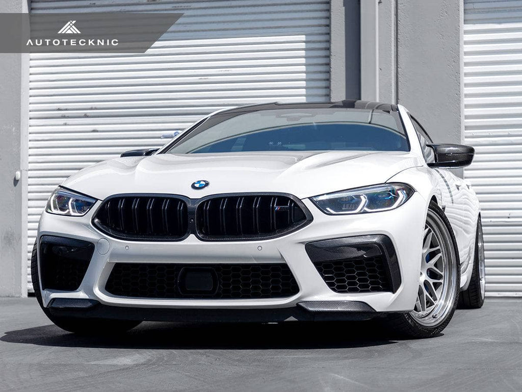 AutoTecknic Performance Dry Carbon Splitter Set - BMW F9X M8