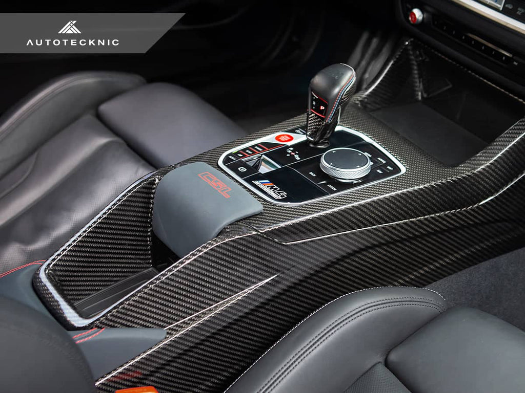 AutoTecknic Pre-Preg Carbon CSL Center Console - BMW G8X M2 / M3 / M4 (Automatic)