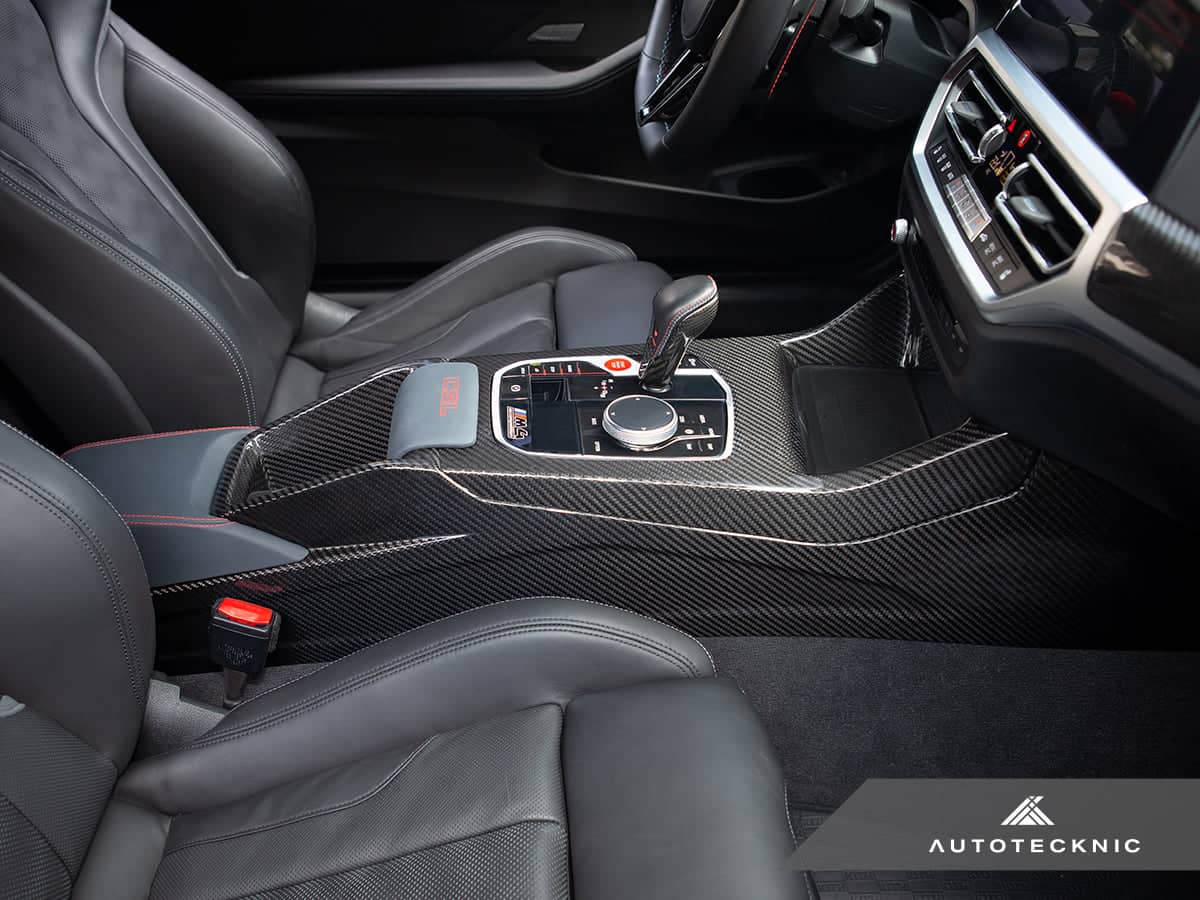 AutoTecknic Pre-Preg Carbon CSL Center Console - BMW G8X M2 / M3 / M4 (Automatic)