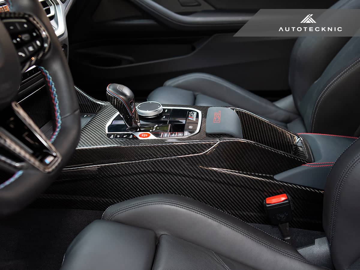 AutoTecknic Pre-Preg Carbon CSL Center Console - BMW G8X M2 / M3 / M4 (Automatic)