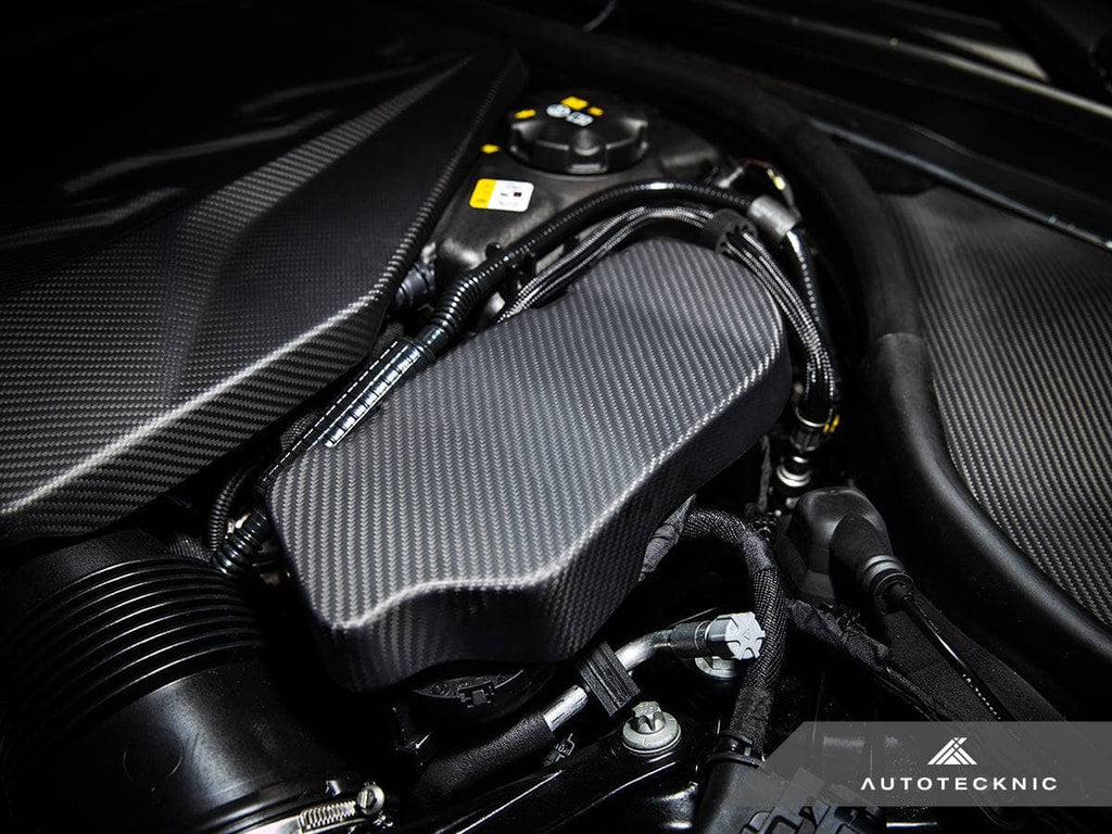 AutoTecknic Pre-Preg Carbon Engine Cover Extension Set - BMW G90/ G99 M5