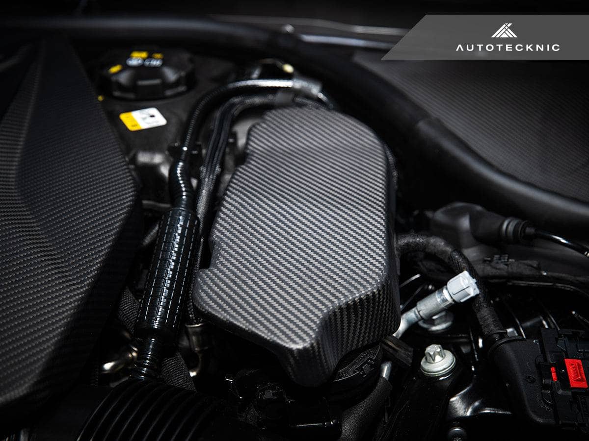 AutoTecknic Pre-Preg Carbon Engine Cover Extension Set - BMW G90/ G99 M5