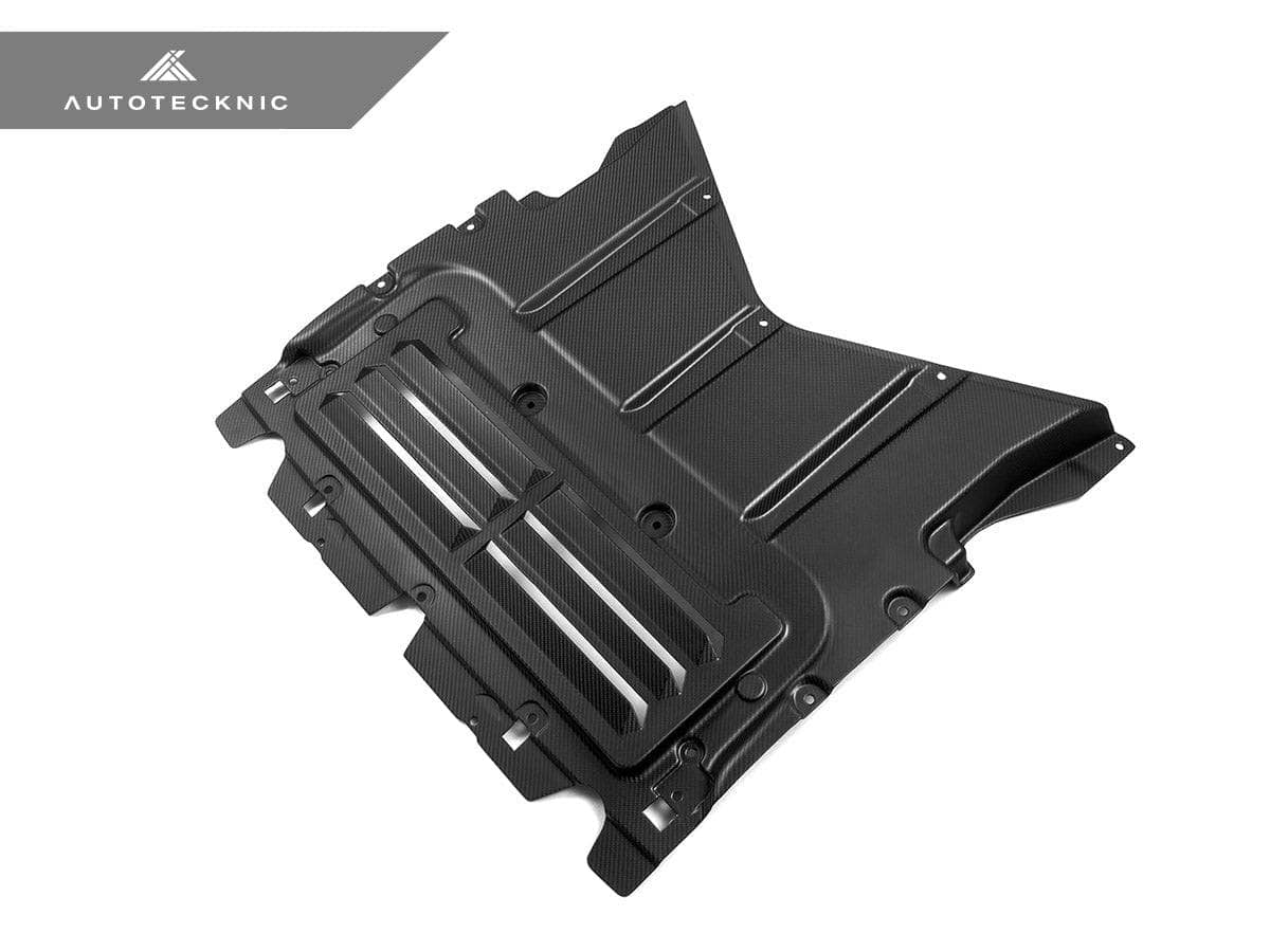 AutoTecknic Pre-Preg Carbon Oil Cooler Skid Plate - BMW G90/ G99 M5