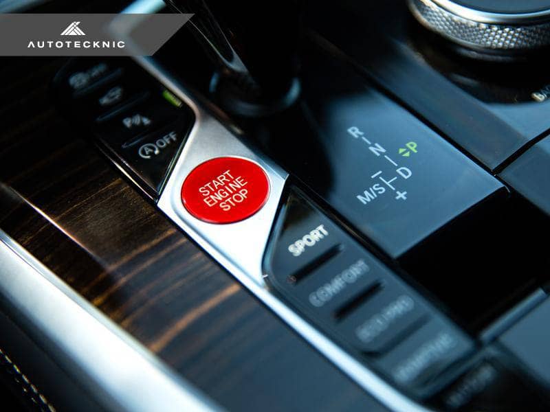 AutoTecknic Red Start Stop Button - BMW G01 X3 | G02 X4 LCI
