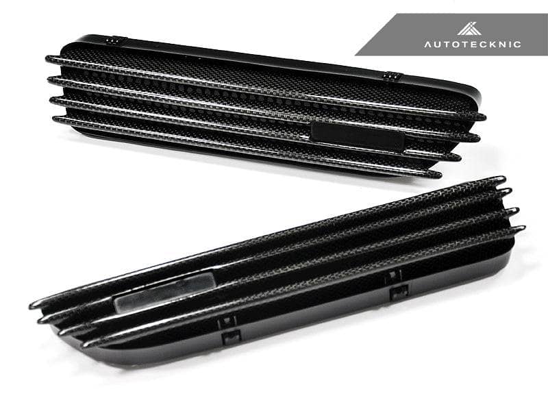 AutoTecknic Replacement Carbon Fiber Fender Gills - BMW E46 Coupe & Cabrio | M3