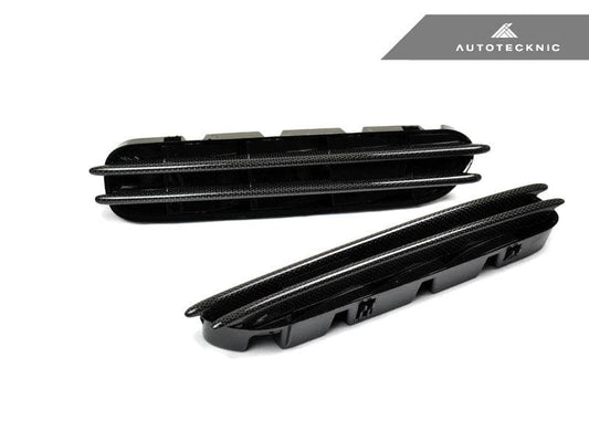 AutoTecknic Replacement Carbon Fiber Fender Gills - BMW E60 M5