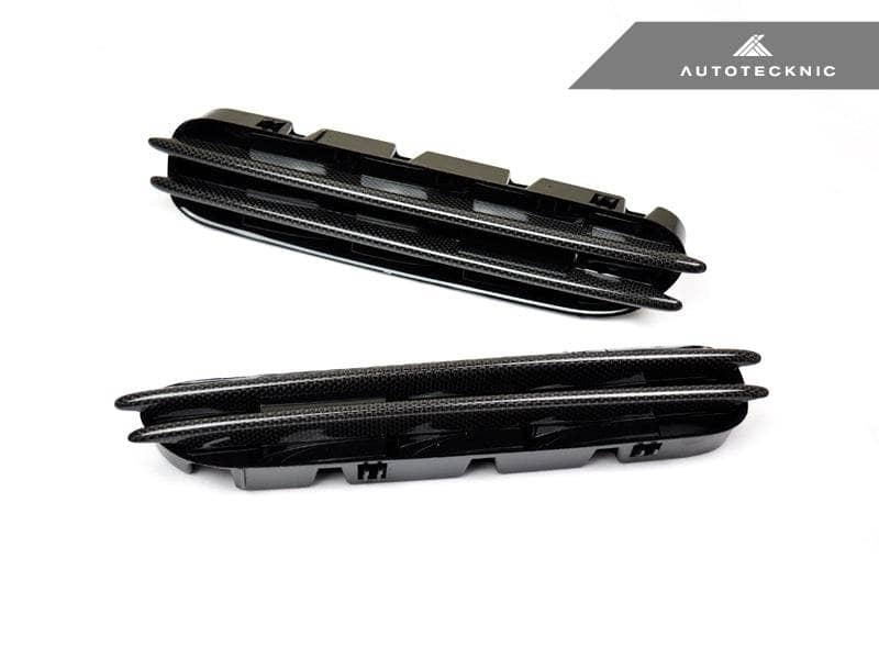 AutoTecknic Replacement Carbon Fiber Fender Gills - BMW E60 M5