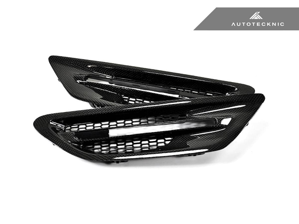 AutoTecknic Replacement Carbon Fiber Fender Vents - BMW F10 M5