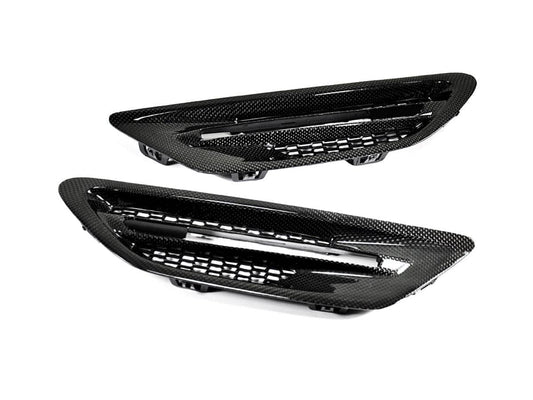AutoTecknic Replacement Carbon Fiber Fender Vents - BMW F10 M5