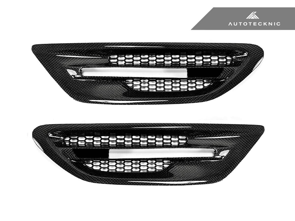 AutoTecknic Replacement Carbon Fiber Fender Vents - BMW F10 M5
