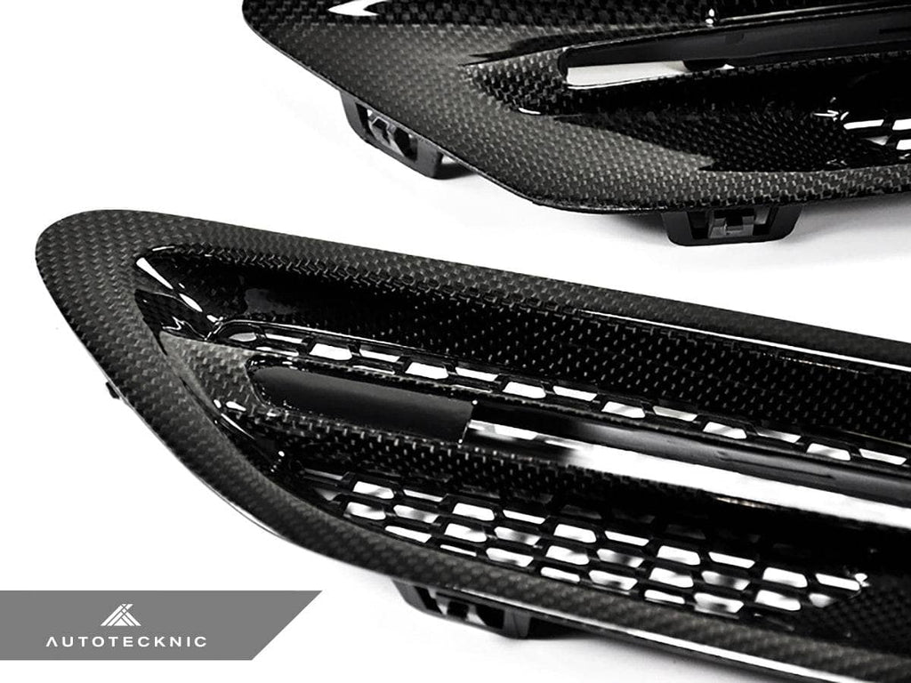 AutoTecknic Replacement Carbon Fiber Fender Vents - BMW F10 M5