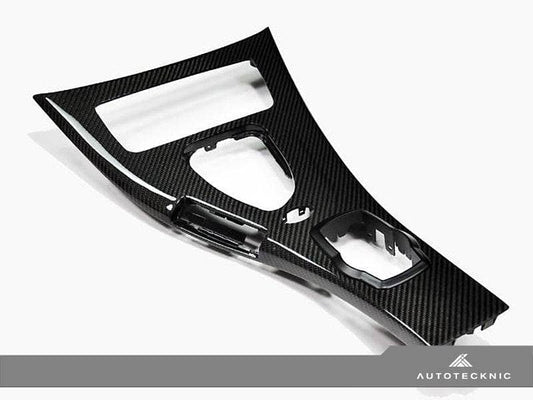 AutoTecknic Replacement Carbon Fiber Interior Center Console - BMW E90 M3 | E92 M3 | E93 M3